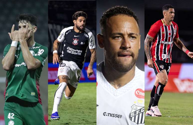 Palmeiras, Corinthians, Santos e S&atilde;o Paulo est&atilde;o nas quartas do Paulist&atilde;o