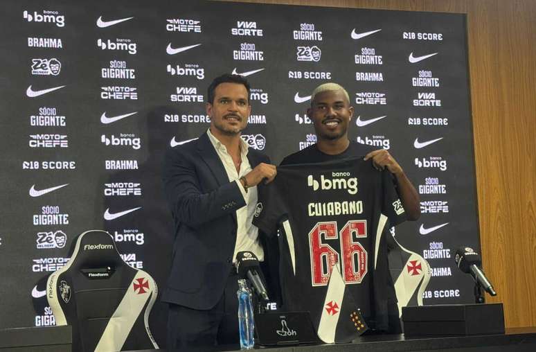 Cuiabano &eacute; o novo camisa 66 do Vasco &ndash;