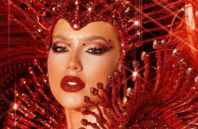 Virginia Fonseca foi Rainha de Bateria da Grande Rio no Carnaval carioca &ndash; Reprodu&ccedil;&atilde;o/Instagram