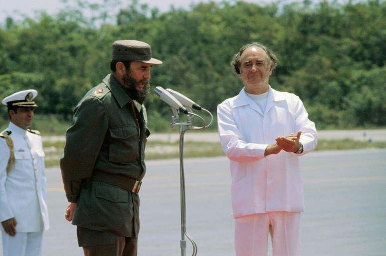 Fidel Castro realizou diversas visitas ao M&eacute;xico durante os governos do PRI