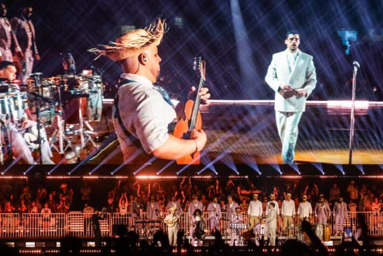 Bad Bunny em primeiro show em S&atilde;o Paulo no Allianz Parque.
