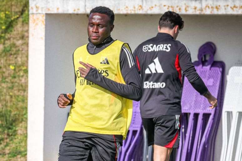 Benfica finaliza os treinos para o jogo deste s&aacute;bado na Luz.