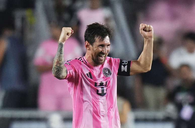 Messi defende o Inter Miami (EUA) &ndash;