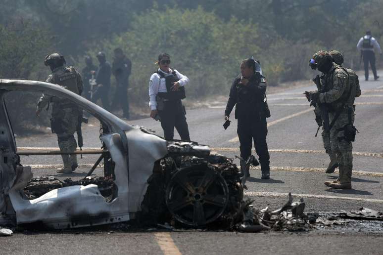 A morte de 'El Mencho' levou a uma onda de viol&ecirc;ncia no M&eacute;xico.