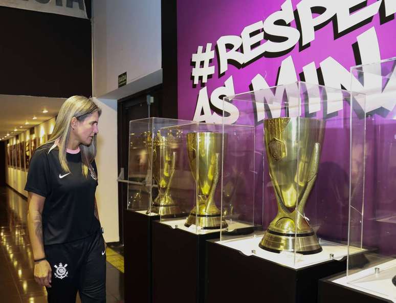 Emily Lima, nova treinadora do time feminino do Corinthians.