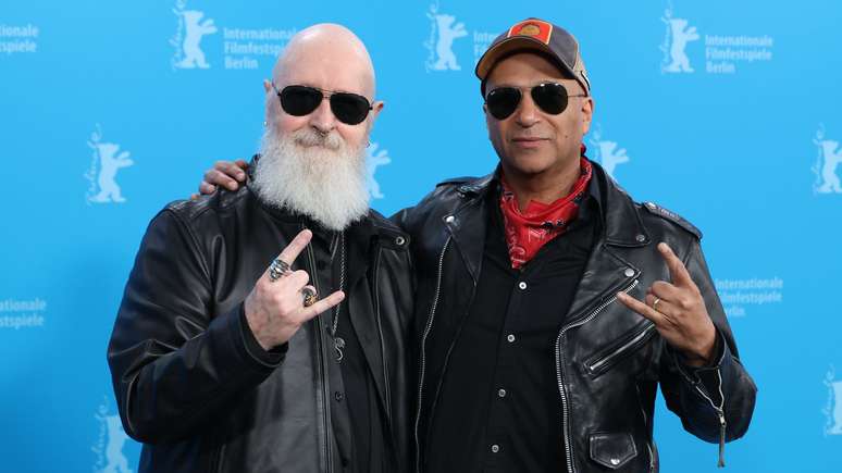 Rob Halford, do Judas Priest, e Tom Morello, do Rage Against the Machine, em 2026 (புகைப்படம்: ஸ்டீபன் கார்டினேல்