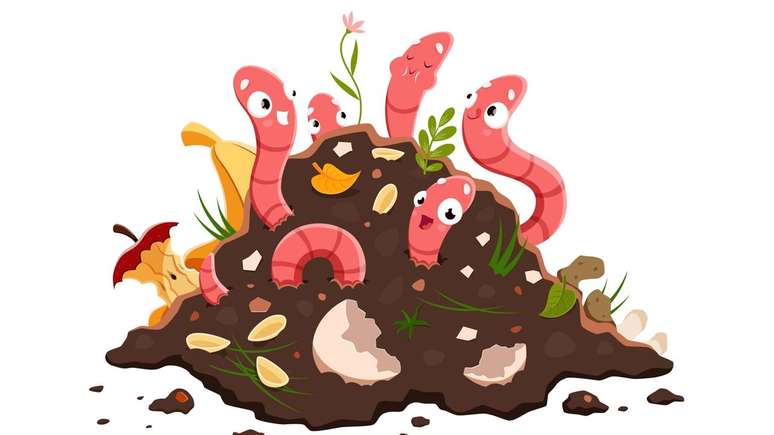 Compostagem dom&eacute;stica reduz res&iacute;duos, diminui o chorume de aterros e transforma sobra org&acirc;nica em recurso &ndash; depositphotos.com / VectorTradition