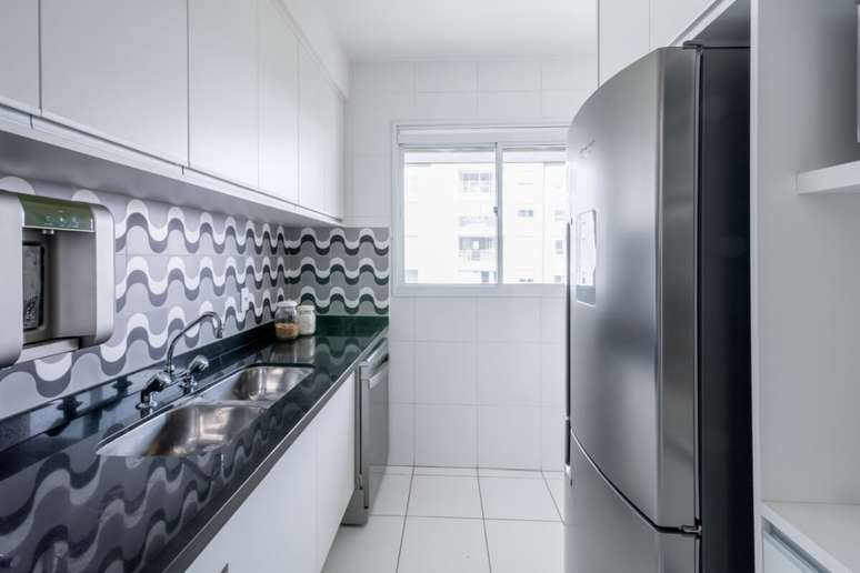 A quantidade de cubas transforma a rotina, otimiza tarefas e organiza o preparo dos alimentos Projeto: Isabella Nalon |