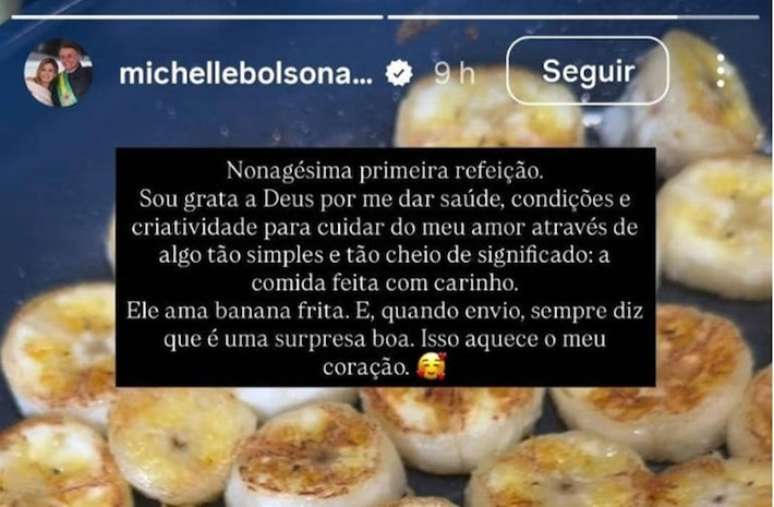 Postagem de Michelle foi interpretada como indireta para Eduardo Bolsonaro