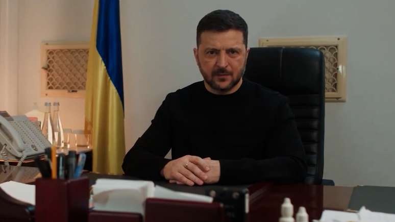 No cen&aacute;rio internacional, houve um novo movimento diplom&aacute;tico do presidente da Ucr&acirc;nia, Volodimir Zelenski