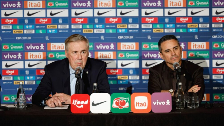 Ancelotti e Caetano. 