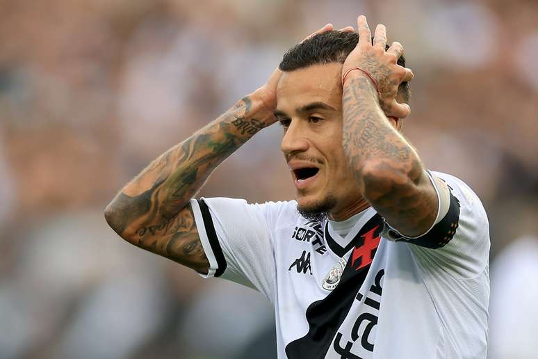 Philippe Coutinho durante partida do Vasco 