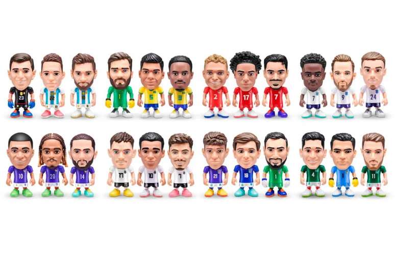 Mini colecion&aacute;veis oficiais do Mundial 2026 em parceria com a FIFA &ndash;