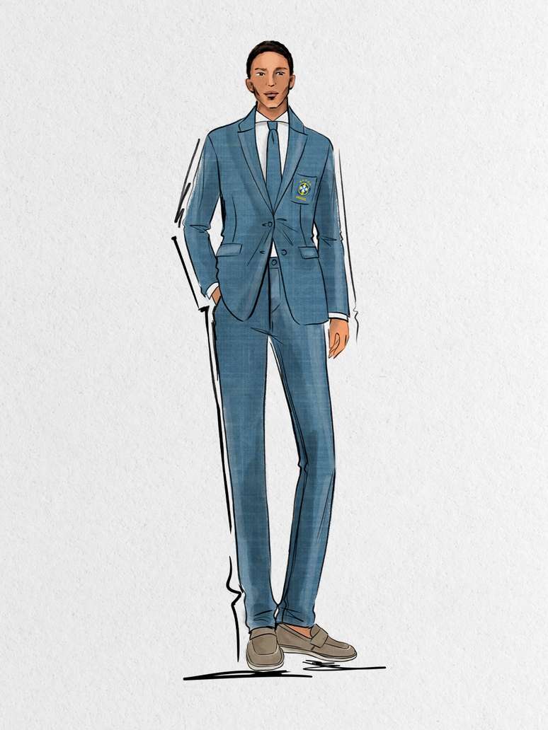 Trajes oficiais da Sele&ccedil;&atilde;o Brasileira para a Copa 2026 