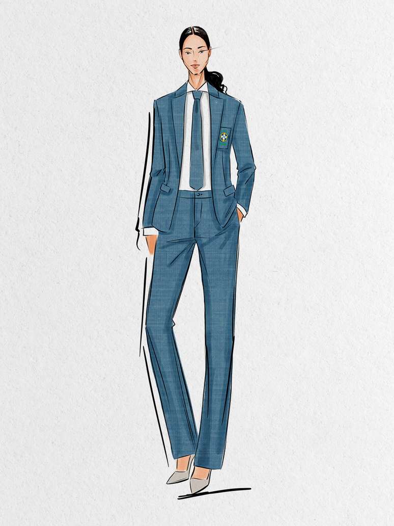 Trajes oficiais da Sele&ccedil;&atilde;o Brasileira para a Copa 2026 