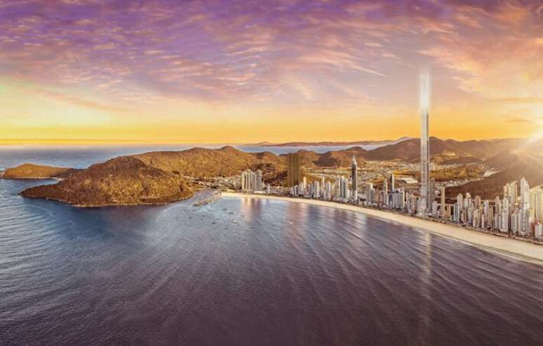 SENNA TOWER Predio que ser&aacute; constru&iacute;do em Balne&aacute;rio Camboriu e sera o mais alto residencial do mundo. Vai chamar Senna Tower.FOTO Reproducao/FG