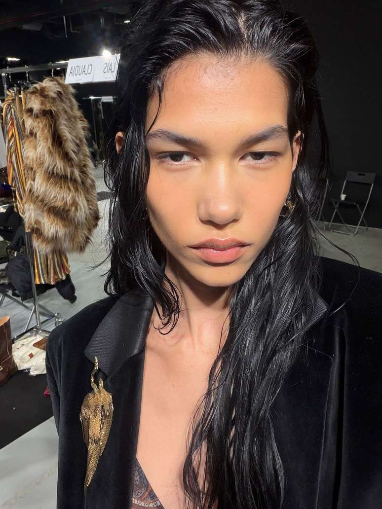 Desfile na Semana de Moda de Ml&atilde;o 