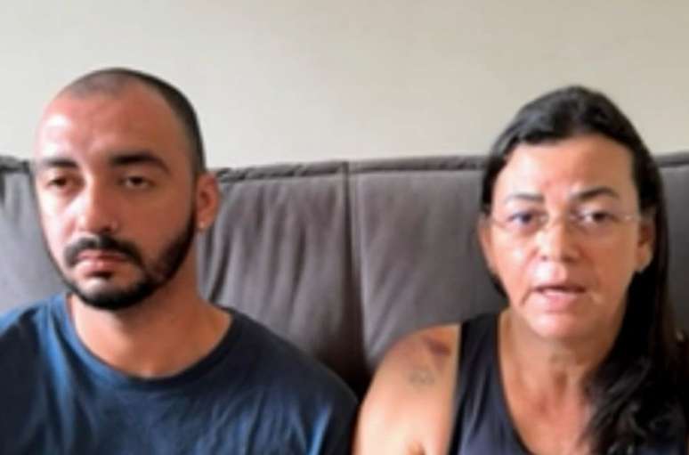 Edna e Bruno conseguiram se salvar da enxurrada que atingiu Ub&aacute; (MG)