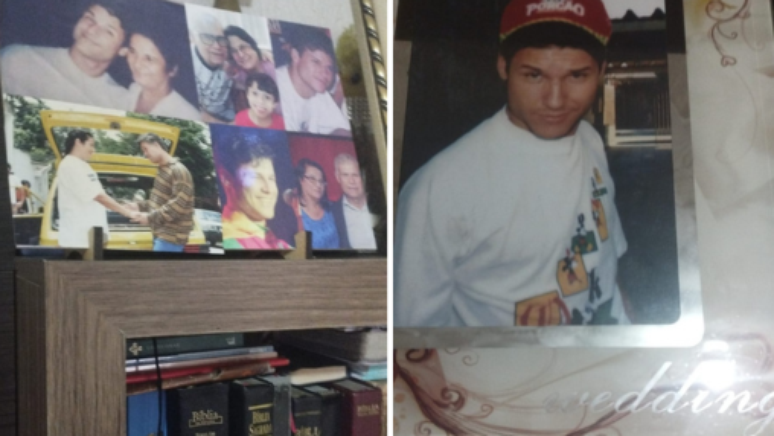 Registros de Dinho na casa de dona C&eacute;lia Alves