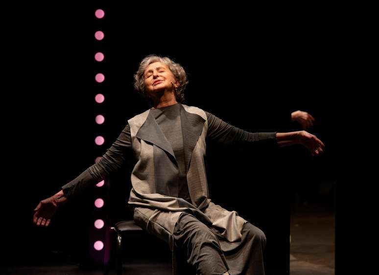 No mon&oacute;logo, Ana L&uacute;cia mescla hist&oacute;rias de sua trajet&oacute;ria pessoal e profissional com as letras de v&aacute;rias m&uacute;sicas ic&ocirc;nicas de Chico Buarque de Holanda