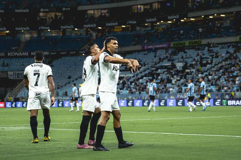Victor Hugo marcou o gol do Atl&eacute;tico diante do Gr&ecirc;mio &ndash;