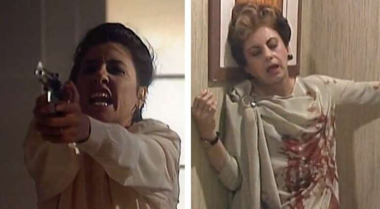 Cena em que Leila (Cassia Kis) atirava em Odete Roitman (Beatriz Segall) foi gravada em 6 de janeiro de 1989.