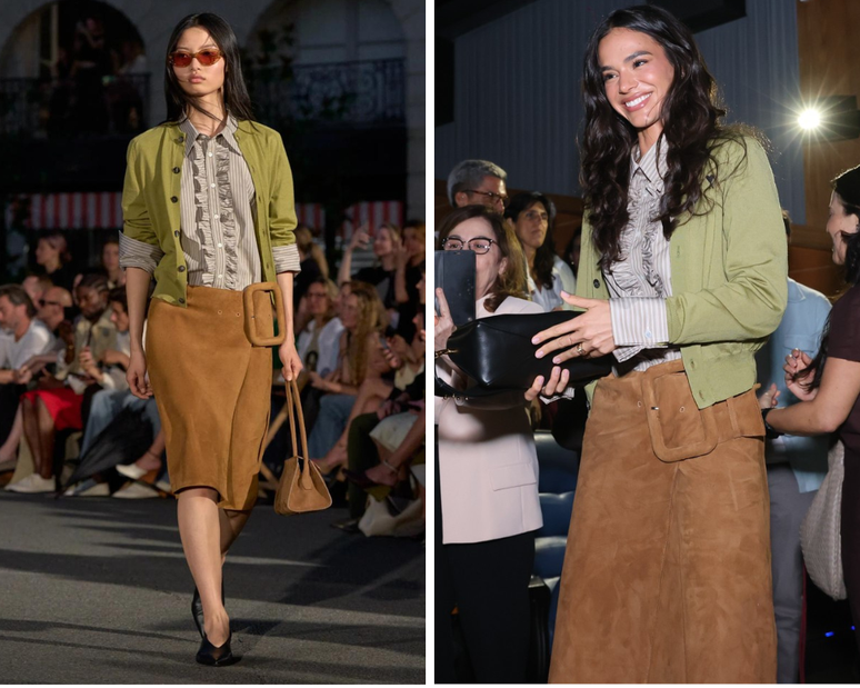 Desfile da Ami Paris e Bruna Marquezine 