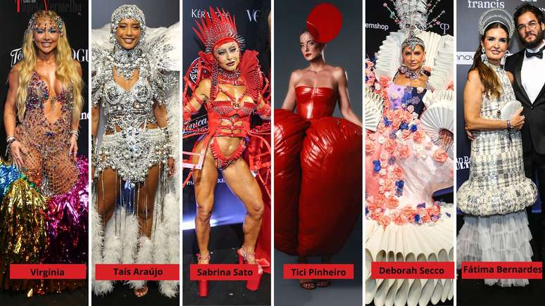 Famosas no Baile da Vogue 2026 (Fotos: Brazil News)