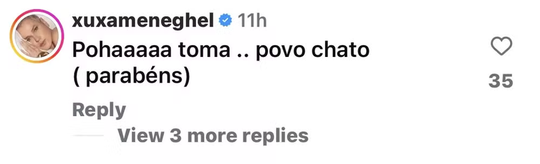 Xuxa se posiciona sobre pol&ecirc;mica envolvendo genro ap&oacute;s ele sofrer ataques