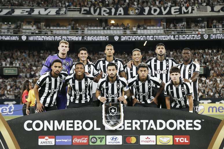 Time do Botafogo antes de classifica&ccedil;&atilde;o na Libertadores 