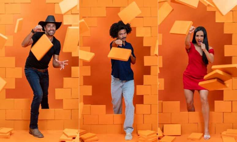 Alberto Cowboy, Breno e Jordana disputam o primeiro pared&atilde;o falso do BBB 26