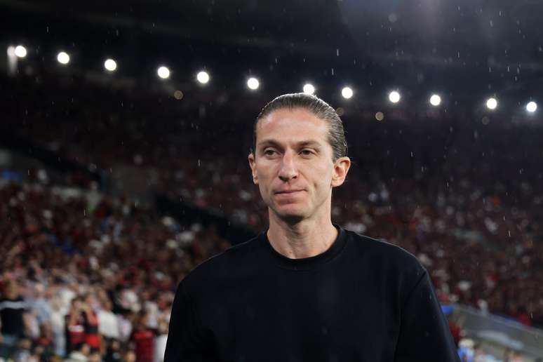 Filipe Lu&iacute;s, agora ex-treinador do Flamengo &ndash;