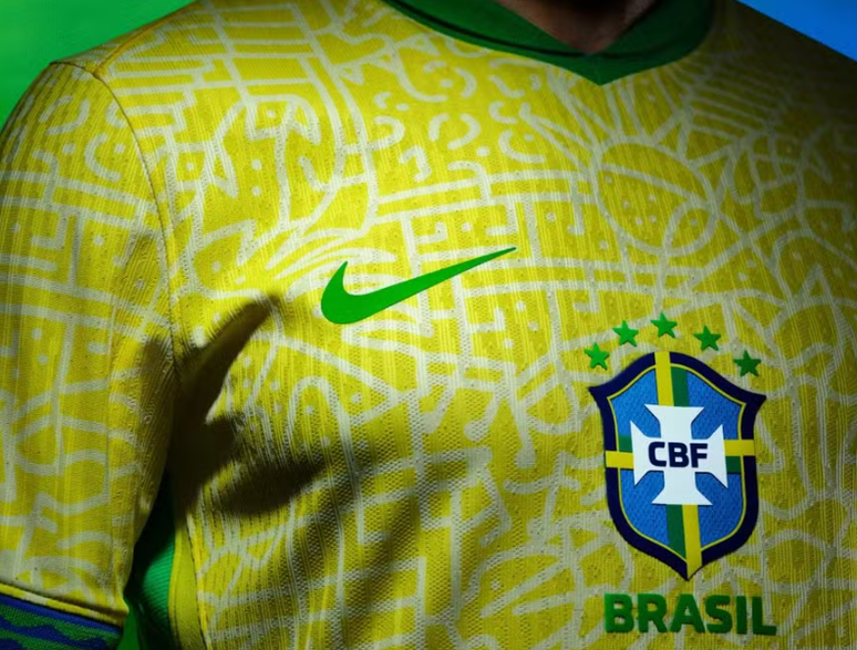Camisa n&uacute;mero 1 da sele&ccedil;&atilde;o brasileira 
