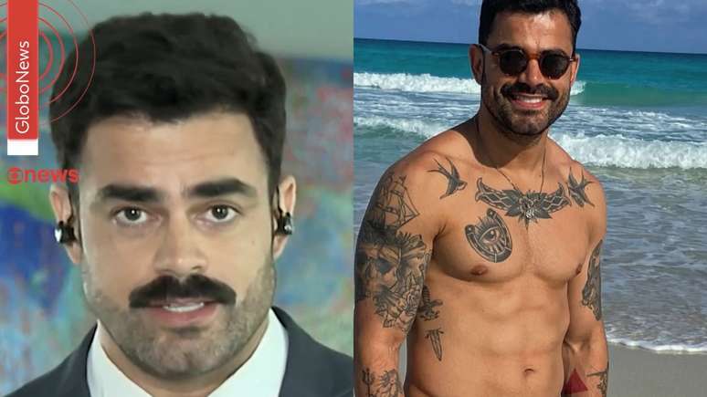 T&uacute;lio Am&acirc;ncio, rep&oacute;rter da Globo (Reprodu&ccedil;&atilde;o/GloboNews/Instagram