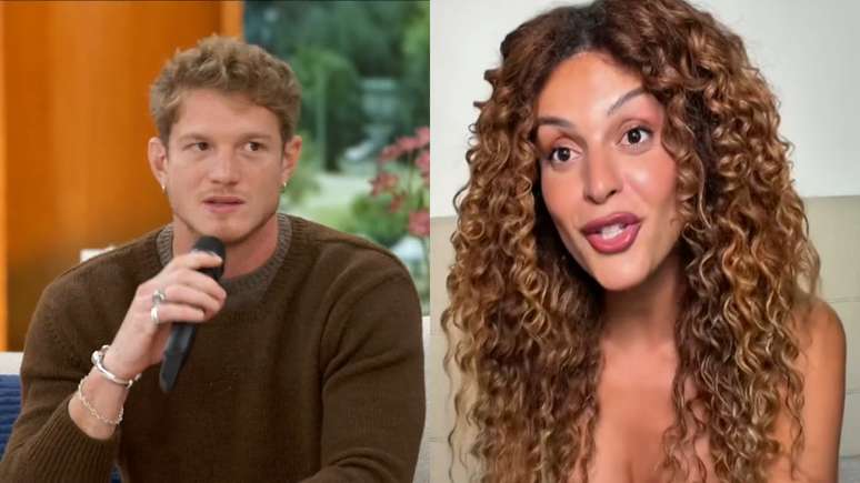 Pedro Novaes e Gabriela Loran no Encontro com Patr&iacute;cia Poeta (Reprodu&ccedil;&atilde;o/TV Globo)