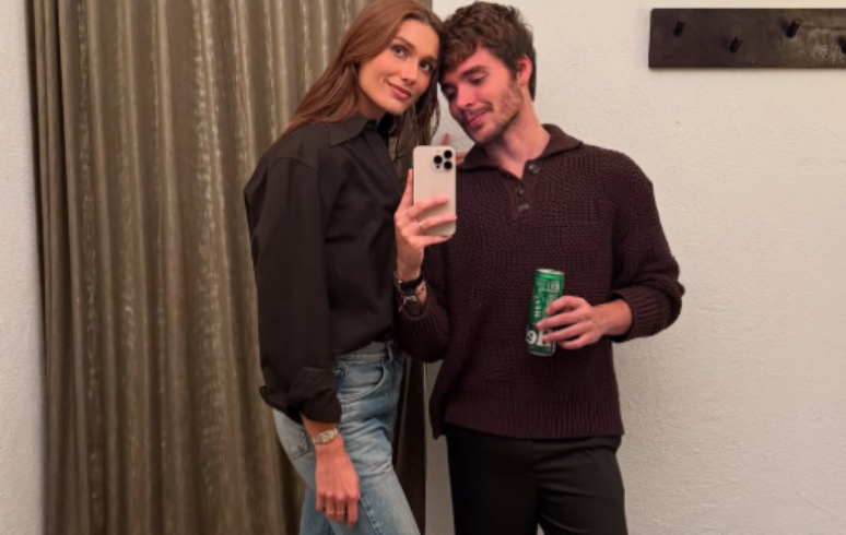 Sasha Meneghel e o marido, Jo&atilde;o Lucas