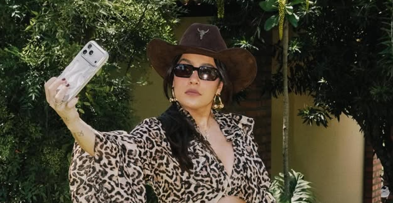 Ela anunciou a gesta&ccedil;&atilde;o em janeiro deste ano