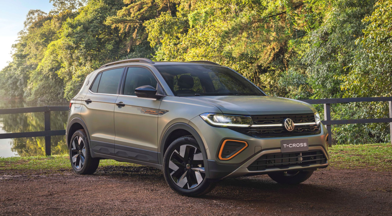 Volkswagen T-Cross lidera vendas de SUVs no Brasil