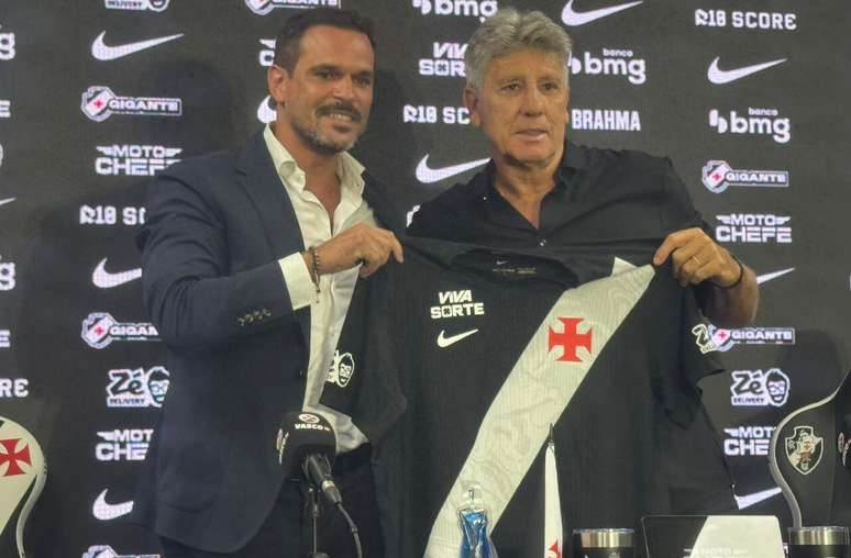 Renato Ga&uacute;cho &eacute; o novo t&eacute;cnico do Vasco &ndash;