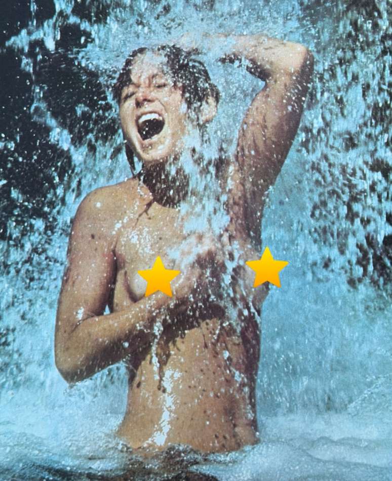 Vera Fischer em ensaio nu feito na d&eacute;cada de 1970