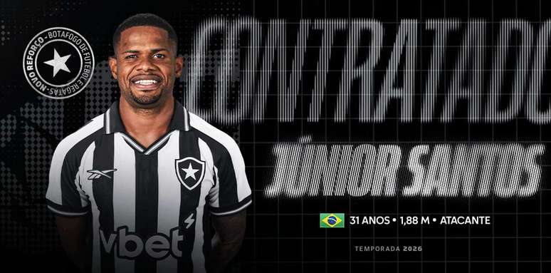 J&uacute;nior Santos volta ao Botafogo &ndash;