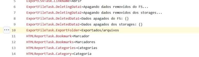 C&oacute;digo-fonte do programa usado para an&aacute;lise de dados coletados de celulares mostra crit&eacute;rio para divis&atilde;o de arquivos em pastas
