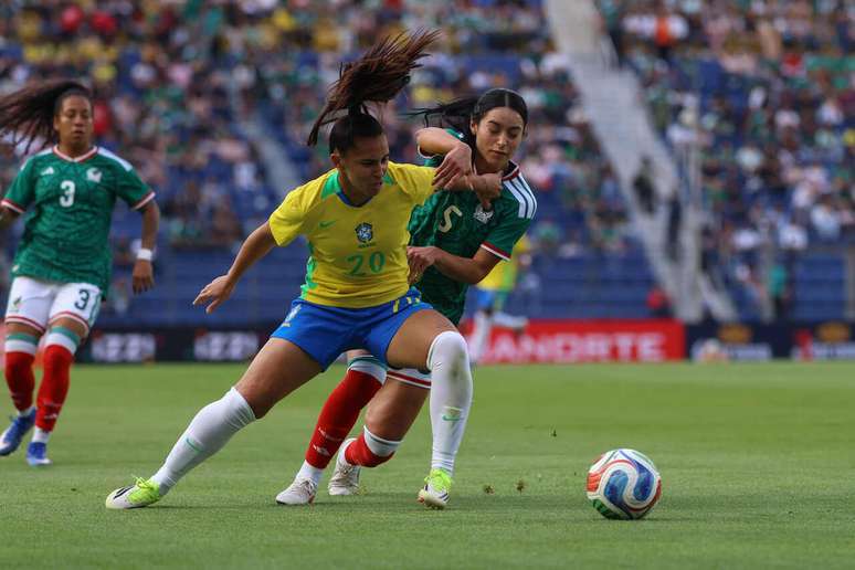 మెక్సికన్ మరియు బ్రెజిలియన్ మహిళలు ఈ శనివారం (7) అజ్టెక్ దేశంలో బలగాలను కలుసుకున్నారు -