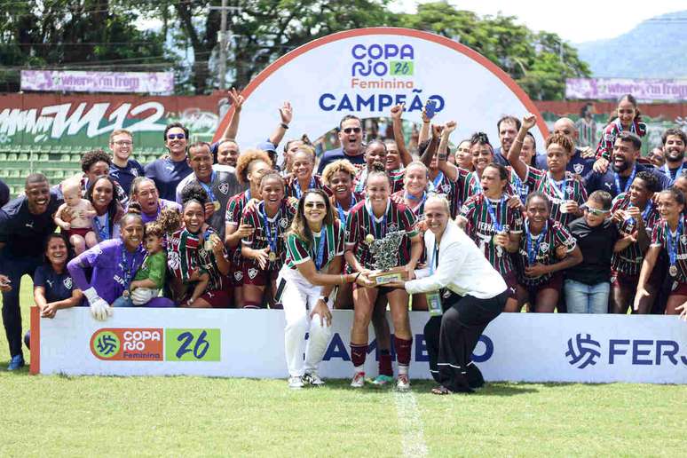 Momento da consagra&ccedil;&atilde;o: Fluminense conquista a Copa Rio Feminina 2026 &ndash;