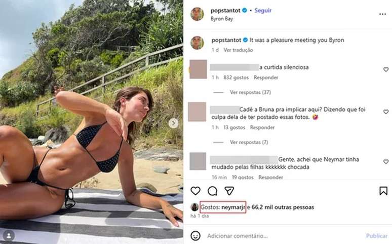 Curtida do atacante em meio &agrave;s cr&iacute;ticas nas redes sociais &ndash;