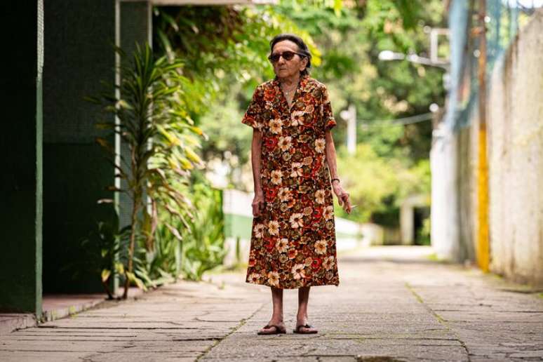 T&acirc;nia Maria, a Dona Sebastiana de 'O Agente Secreto'