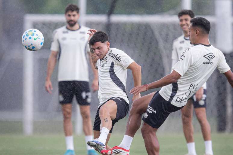 Santos finalizou a prepara&ccedil;&atilde;o para enfrentar o Mirassol &ndash; Fotos: Raul Baretta/ Santos FC.