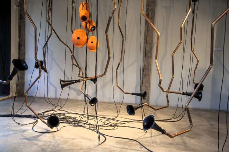 Instala&ccedil;&atilde;o da mostra 'Mutualismos'