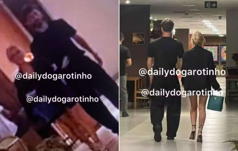 Flagra do casal em restaurante no Rio &ndash;