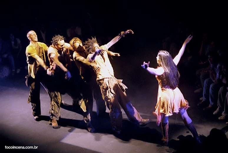 Os quatro atores faziam um s&oacute; personagem e disputavam a protagonista Karina